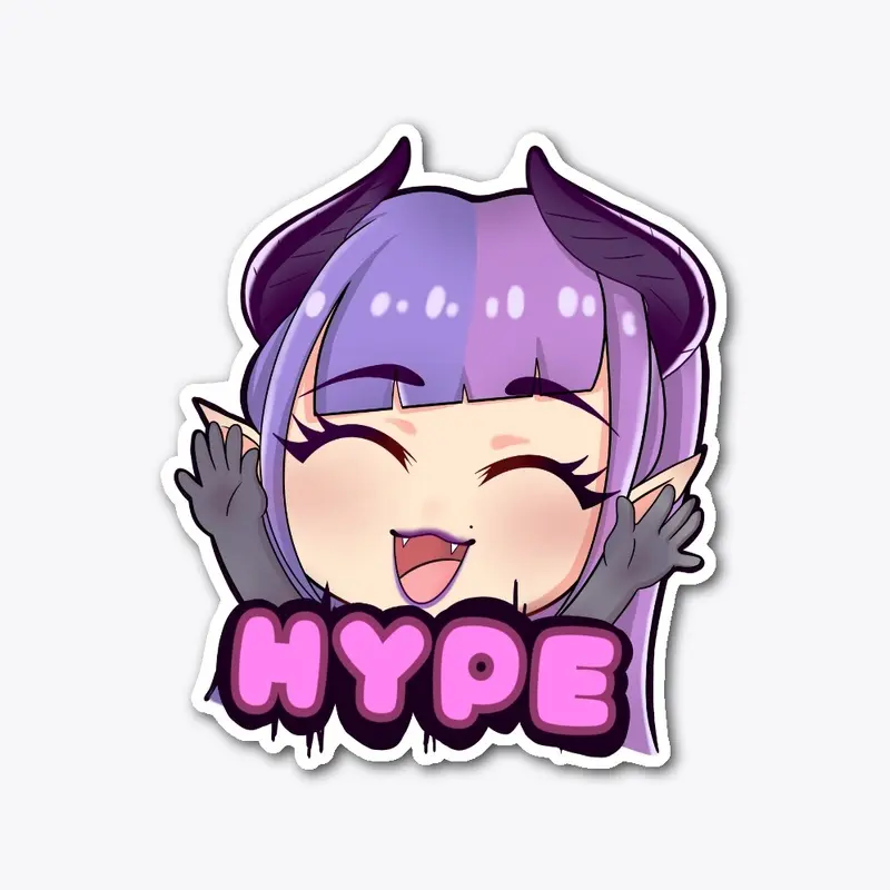 Hype Emote Sticker